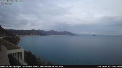immagine della webcam nei dintorni di Oneglia: webcam Marina Di Andora