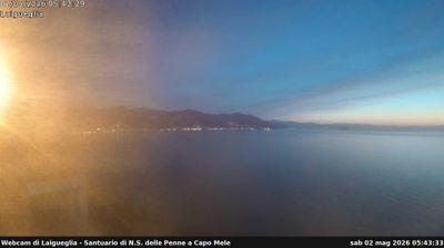 immagine della webcam nei dintorni di Cipressa: webcam Andora