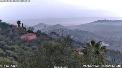 immagine della webcam nei dintorni di Mendatica: webcam Dolcedo