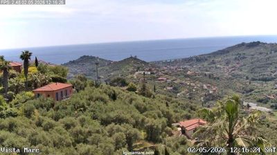 immagine della webcam nei dintorni di Castel Vittorio: webcam Dolcedo