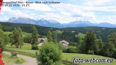 immagine della webcam nei dintorni di San Genesio Atesino: webcam Altopiano di Renon
