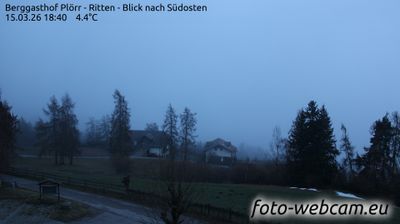 immagine della webcam nei dintorni di Caldaro sulla Strada del Vino: webcam Altopiano di Renon