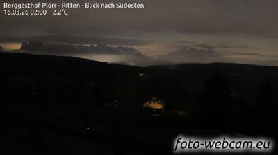 immagine della webcam nei dintorni di Caldaro sulla Strada del Vino: webcam Altopiano di Renon