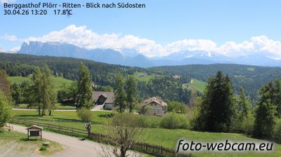 immagine della webcam nei dintorni di Appiano sulla Strada del Vino: webcam Altopiano di Renon