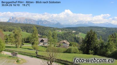 immagine della webcam nei dintorni di Alpe di Siusi: webcam Altopiano di Renon