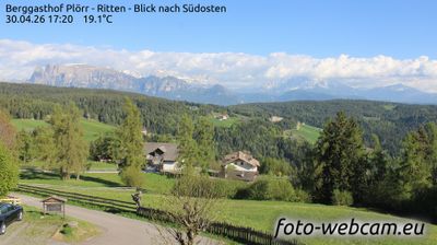 immagine della webcam nei dintorni di Caldaro sulla Strada del Vino: webcam Altopiano di Renon