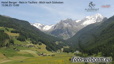 immagine della webcam nei dintorni di Valle Aurina: webcam Riva di Tures