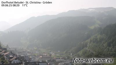 Preview delle webcam di Santa Cristina Valgardena: Dorfhotel Beludei - St. Christina - Gröden
