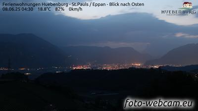 immagine della webcam nei dintorni di Cortaccia sulla Strada del Vino: webcam Appiano sulla Strada del Vino