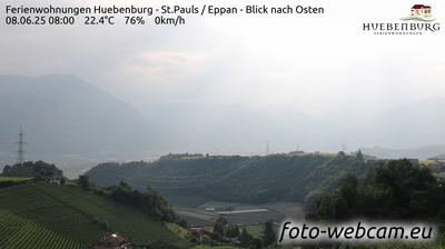 immagine della webcam nei dintorni di Ruffré Mendola: webcam Appiano sulla Strada del Vino