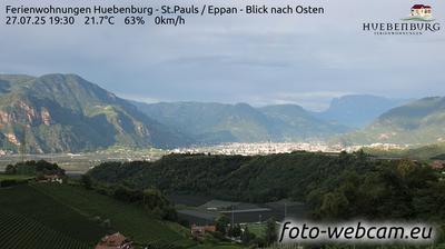 immagine della webcam nei dintorni di Cles: webcam Appiano sulla Strada del Vino