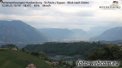 immagine della webcam nei dintorni di Andriano: webcam Appiano sulla Strada del Vino