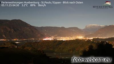 immagine della webcam nei dintorni di Altopiano di Renon: webcam Appiano sulla Strada del Vino