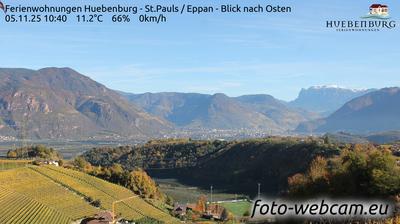 immagine della webcam nei dintorni di Ruffré Mendola: webcam Appiano sulla Strada del Vino