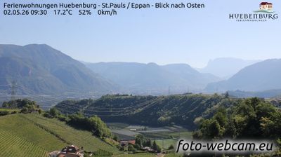 immagine della webcam nei dintorni di Altopiano di Renon: webcam Appiano sulla Strada del Vino