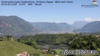 immagine della webcam nei dintorni di Cles: webcam Appiano sulla Strada del Vino