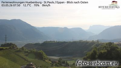 immagine della webcam nei dintorni di Altopiano di Renon: webcam Appiano sulla Strada del Vino