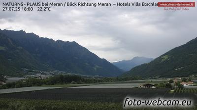 immagine della webcam nei dintorni di Merano: webcam Plaus