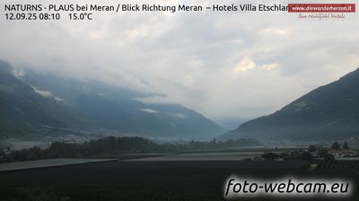 immagine della webcam nei dintorni di Merano: webcam Plaus