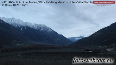 immagine della webcam nei dintorni di Ultimo: webcam Plaus