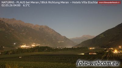 immagine della webcam nei dintorni di Merano: webcam Plaus