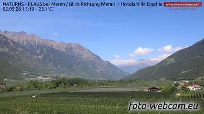 immagine della webcam nei dintorni di Lagundo: webcam Plaus
