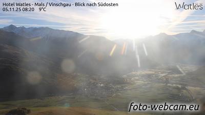 immagine della webcam nei dintorni di Trafoi: webcam Malles Venosta