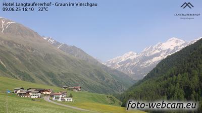 Preview delle webcam di Curon Venosta: Hotel Langtaufererhof - im Vinschgau