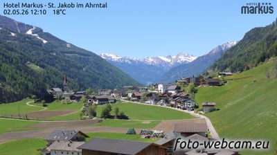 immagine della webcam nei dintorni di San Giovanni in val Aurina: webcam Valle Aurina