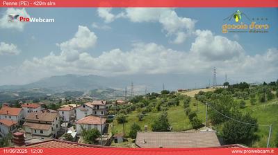 immagine della webcam nei dintorni di Castiglione Messer Raimondo: webcam Penne