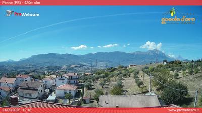 immagine della webcam nei dintorni di Roseto degli Abruzzi: webcam Penne