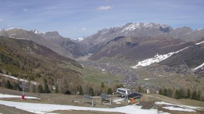 immagine della webcam nei dintorni di Livigno: webcam Carosello