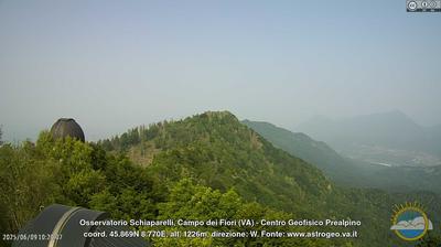 immagine della webcam nei dintorni di Castelseprio: webcam Castello Cabiaglio