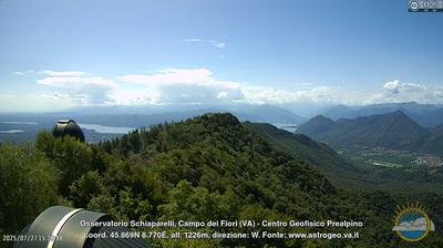 immagine della webcam nei dintorni di Varese: webcam Castello Cabiaglio