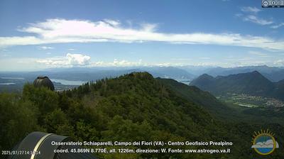 immagine della webcam nei dintorni di Castelseprio: webcam Castello Cabiaglio