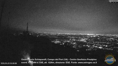 immagine della webcam nei dintorni di Maccagno con Pino e Veddasca: webcam Castello Cabiaglio