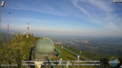 immagine della webcam nei dintorni di Castelseprio: webcam Castello Cabiaglio