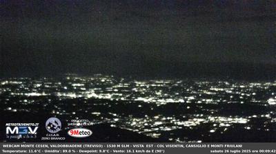 immagine della webcam nei dintorni di Castelfranco Veneto: webcam Segusino