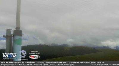 immagine della webcam nei dintorni di Monte Grappa: webcam Segusino