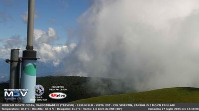 immagine della webcam nei dintorni di Monte Avena: webcam Segusino
