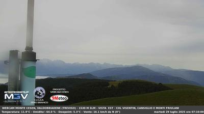immagine della webcam nei dintorni di Feltre: webcam Segusino