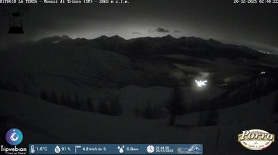 immagine della webcam nei dintorni di Cima Durand: webcam Monesi di Triora