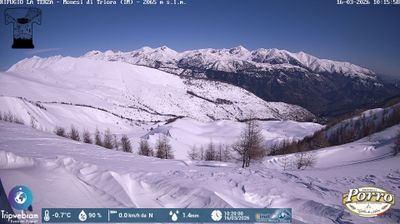 immagine della webcam nei dintorni di Colle del Prel: webcam Monesi di Triora