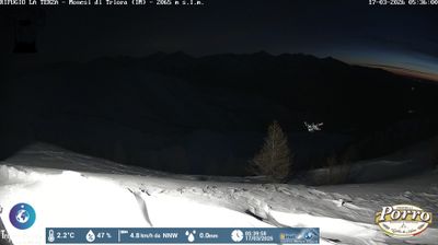 immagine della webcam nei dintorni di Colle del Prel: webcam Monesi di Triora