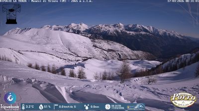 immagine della webcam nei dintorni di Badalucco: webcam Monesi di Triora