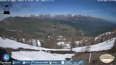 immagine della webcam nei dintorni di Dolceacqua: webcam Monesi di Triora