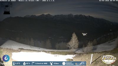 immagine della webcam nei dintorni di Pieve di Teco: webcam Monesi di Triora