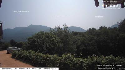 immagine della webcam nei dintorni di Valmorea: webcam Cuasso al Monte