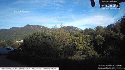 immagine della webcam nei dintorni di Valmorea: webcam Cuasso al Monte