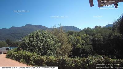 immagine della webcam nei dintorni di Brezzo di Bedero: webcam Cuasso al Monte